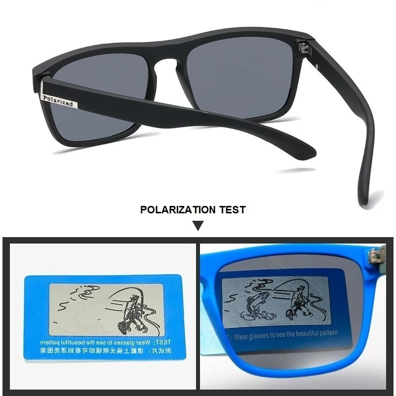 Fashion Square Vintage Polarized Sunglasses UV400