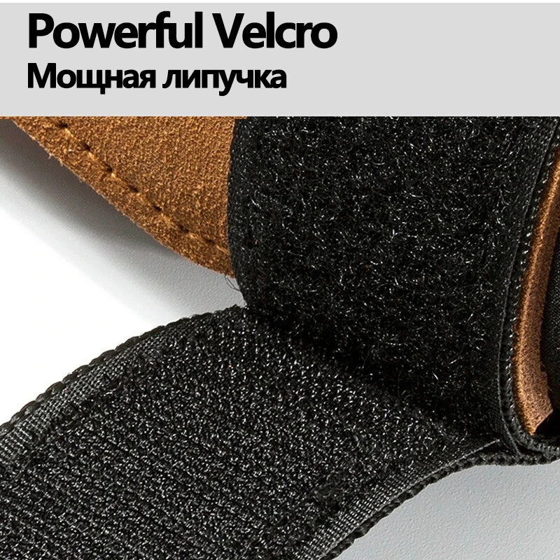 Cowhide Gym Gloves, Anti-Skid Power Lifting gloves