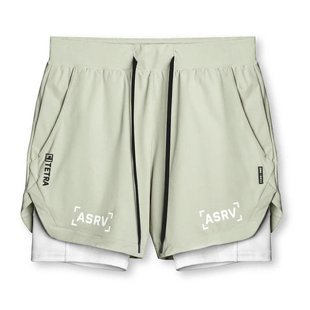 Gym Men's 2 in 1 Quick Dry Shorts