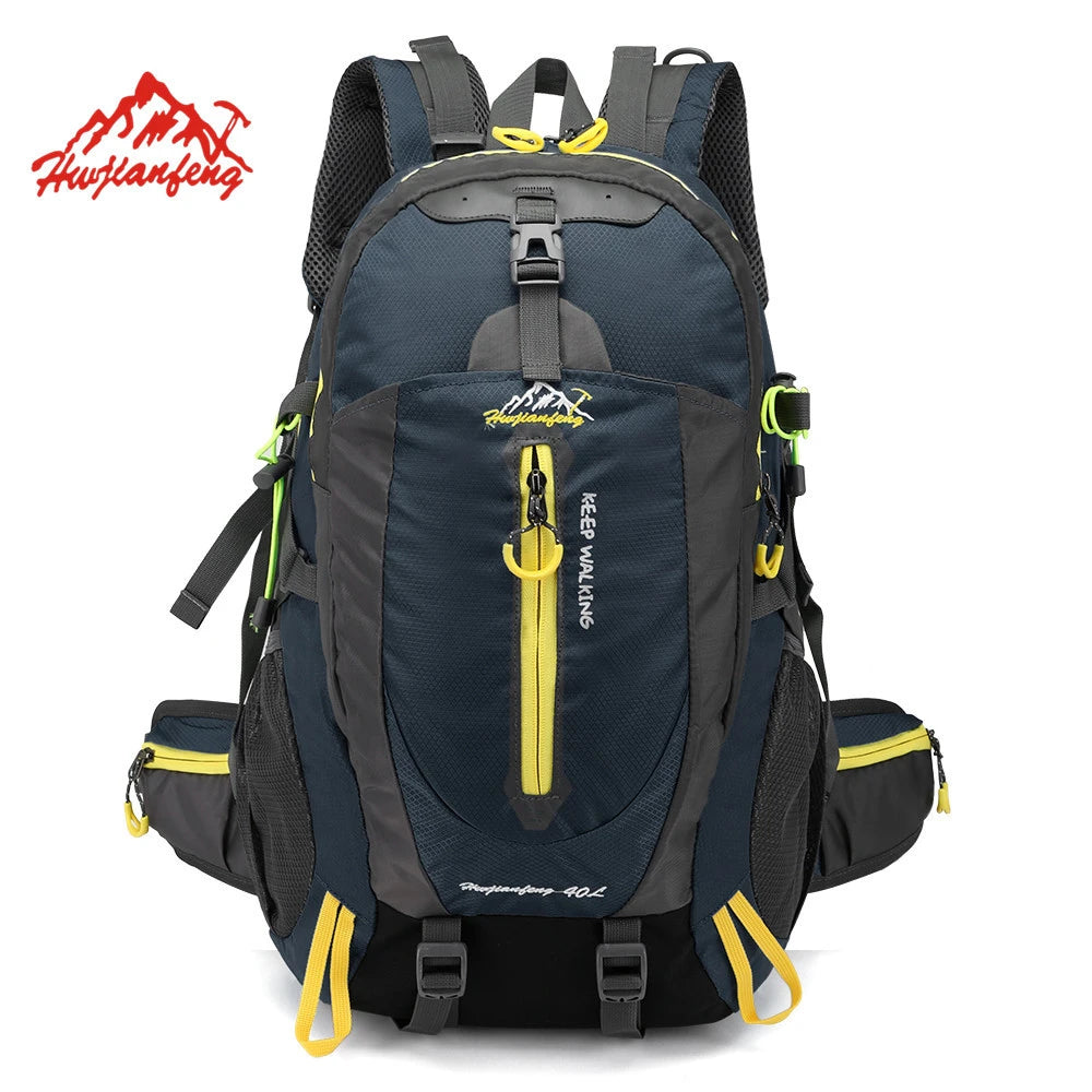 Waterproof Climbing Backpack Rucksack 40L Outdoor Sports Bag